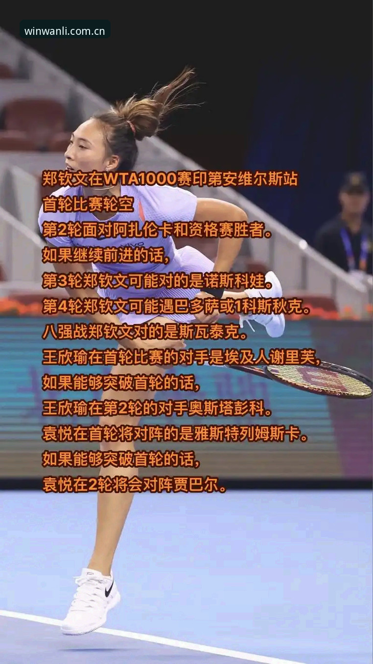 2026法网女单签表深度分析：郑钦文保分压力与王欣瑜种子征程
